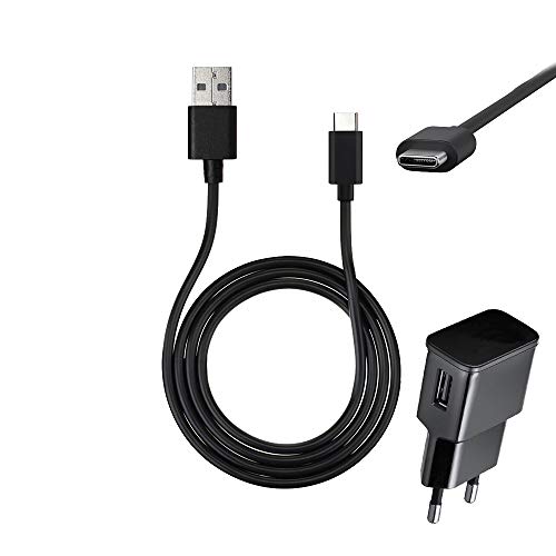 actecom® Cargador 2A USB + Cable USB 3.1 Tipo C USB Compatible con Samsung XIAOMI MEIZU