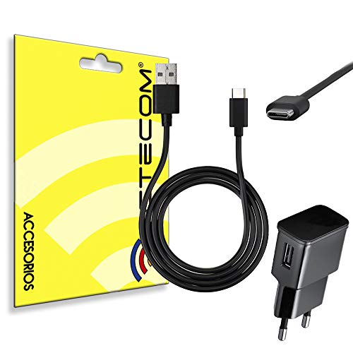 actecom® Cargador 2A USB + Cable USB 3.1 Tipo C USB Compatible con Samsung XIAOMI MEIZU