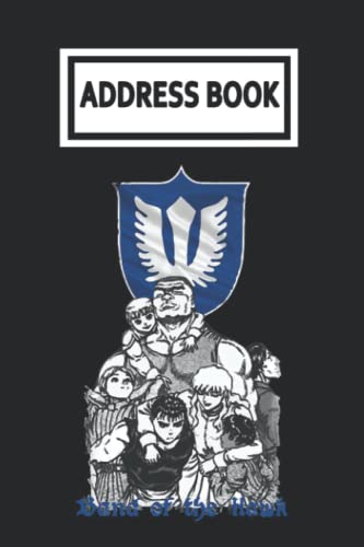 Address Book: Bérsẹrk Anime Manga The Band of Hawk Telephone & Contact Address Book with Alphabetical Tabs. Small Size 6x9 Organizer and Notes with A-Z Index for Women Men