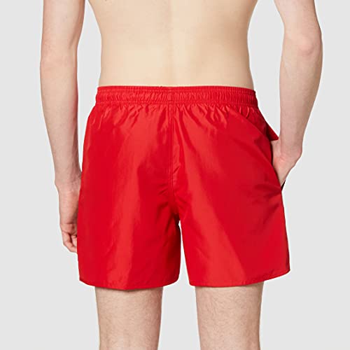 adidas GQ1086 Solid CLX SH SL Swimsuit Mens Team Colleg Red/White S