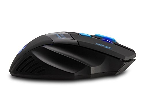 AFUNTA Ratones Zelotes Wireless Gaming Mouse con 7 Botón DPI ajustable 600/1000/1600/2400 LED para PC Gamer Mac Computer