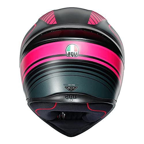 AGV Casco K1 MS WARMUP MATT BLACK/RED