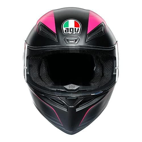 AGV Casco K1 MS WARMUP MATT BLACK/RED