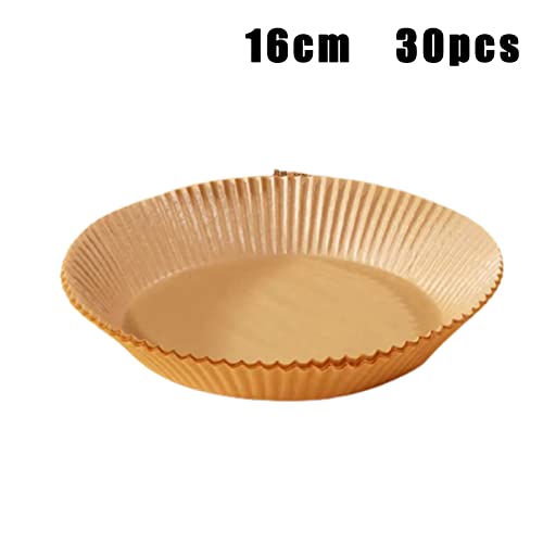 Air Fryer Paper Liner, Non-Stick Mat Pulp Steamer, Round Paper Liner, Kitchen Supply, freidora de aire caliente, forro de papel, antiadherente, rollo de papel redondo, utensilios de cocina