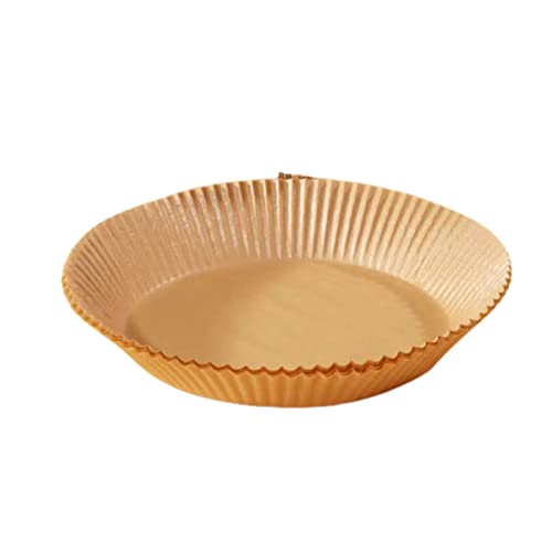 Air Fryer Paper Liner, Non-Stick Mat Pulp Steamer, Round Paper Liner, Kitchen Supply, freidora de aire caliente, forro de papel, antiadherente, rollo de papel redondo, utensilios de cocina