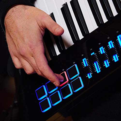 Alesis Vortex Wireless 2 - Keytar Inalámbrico con teclado controlador USB MIDI de Alto Rendimiento con sensor de inclinación y un paquete de software profesional