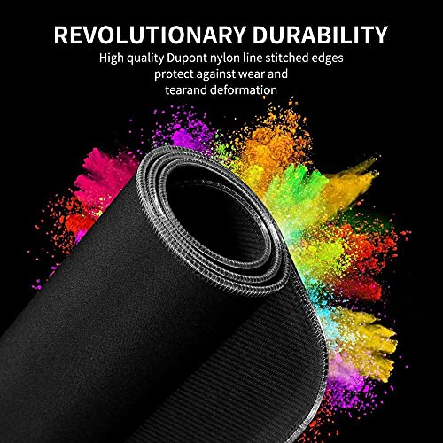 Alfombrillas de ratón Grande Juegos Horizon Zero Dawn, Alfombrilla De Escritorio LED Ordenador Base De Goma Antideslizante RGB, 600X300X4Mm