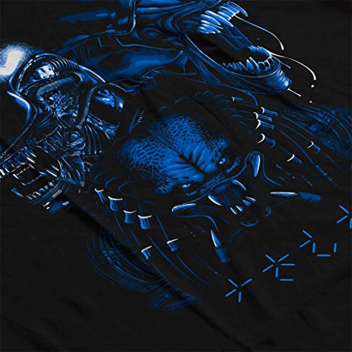 Alien Queen Predator Collage Kid's Hooded Sweatshirt