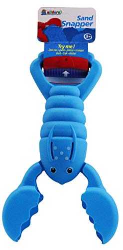 alldoro, pellizcador diseño de Cangrejo, Excavadora de Mano Playa y Caja, Pala para niños a Partir de 3 años, Bolsa de Arena Azul, Color (Manfred Roser 63035)