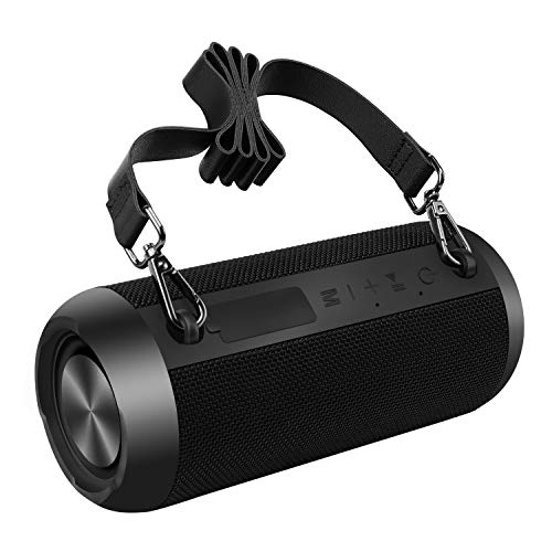 Altavoz Bluetooth Portátiles 30W, M2 Pro Edición Mejorada Altavoces, Sonido Stereo 360°, 30 Horas de Reproducción, Altavoces Portátiles Waterproof IPX6, con Powerbank, con Micrófono, FM/TF/AUX/USB