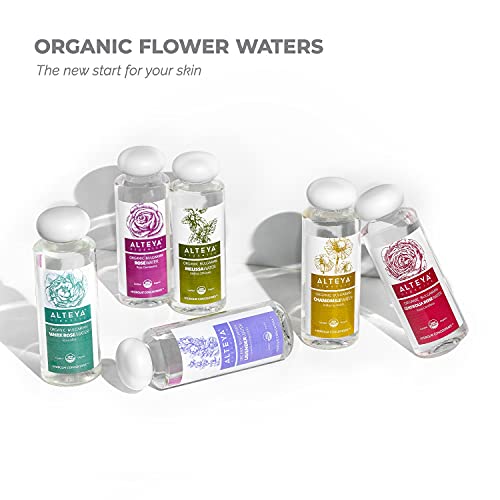 Alteya Organic agua floral rosa blanca 250 ml - USDA producto certificado puro y autentico, destilado al vapor de flor de rosa Alba recién cosechada y vendida directamente por el productor propio Alteya Organics, basado en el valle de las rosas en Bulgari