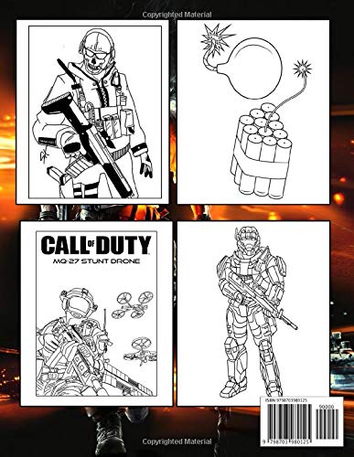 Amazing Book! - Call of Duty Coloring Book: Wonderful Gift For All Call of Duty fans