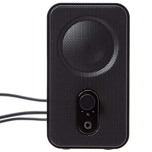 Amazon Basics – Altavoces para ordenador de sobremesa o portátil, con alimentación por CA, versión para la UE