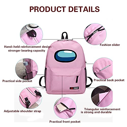 Among us Mochila Para Ordenador Portátil Para Niños Y Niñas, Mochila informal, Mochila de viaje, Mochila Para Jóvenes, Mochila Para Estudiantes, Regalo Para Fanáticos del juego