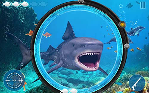 Angry Shark Attack Deep Sea Shark Hunter Games