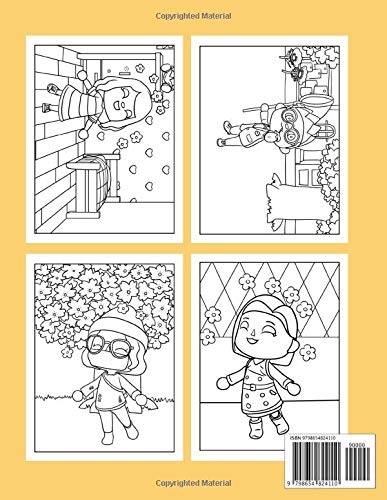 Animal Crossing New Horizons Coloring Book: Animal Crossing New Horizons Fantastic Adult Coloring Books For Men And Women Color To Relax
