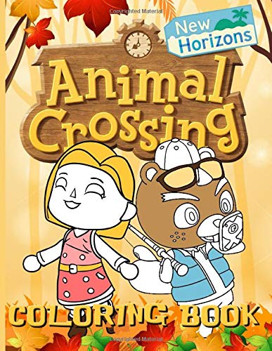 Animal Crossing New Horizons Coloring Book: Animal Crossing New Horizons Fantastic Adult Coloring Books For Men And Women Color To Relax