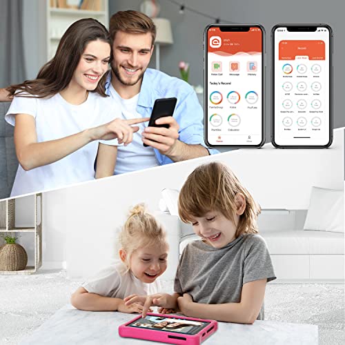 ANYWAY.GO 10.1 Pulgadas Tablet Niños, Android 10.0 Tablet Infantil, Pantalla IPS HD, 2GB + 32GB, QuadCore, Kidoz Preinstalado, WiFi, Bluetooth, Doble Cámara Tablet PC Juegos Educativos (Pink)