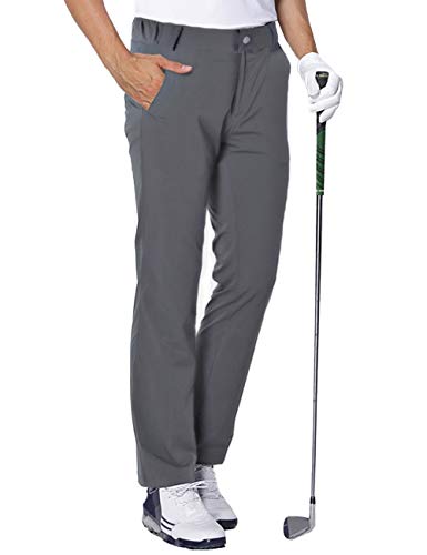 aoli ray Hombre Golf Pantalones Impermeables Ligeros Deporte Pants Beige XXL