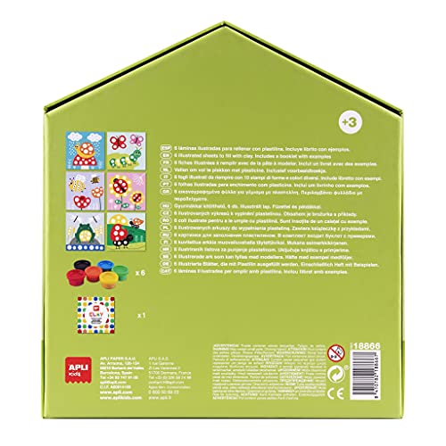 APLI Kids 18866-Juego My First Clay-DIY para completar con plastilina de colores (18866)