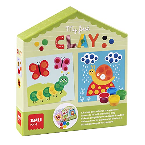 APLI Kids 18866-Juego My First Clay-DIY para completar con plastilina de colores (18866)