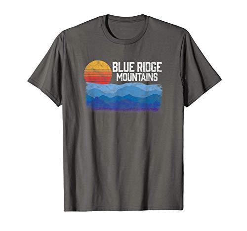 Appalachian & Blue Ridge Mountains Retro Style Camiseta
