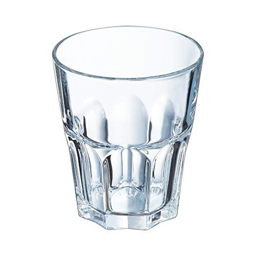 Arcoroc ARC 04755 Granity - Juego de 12 vasos de chupito (45 ml, cristal), transparente