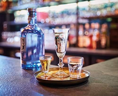 Arcoroc ARC 04755 Granity - Juego de 12 vasos de chupito (45 ml, cristal), transparente