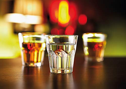 Arcoroc ARC 04755 Granity - Juego de 12 vasos de chupito (45 ml, cristal), transparente