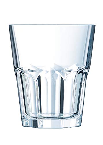 Arcoroc ARC 04755 Granity - Juego de 12 vasos de chupito (45 ml, cristal), transparente