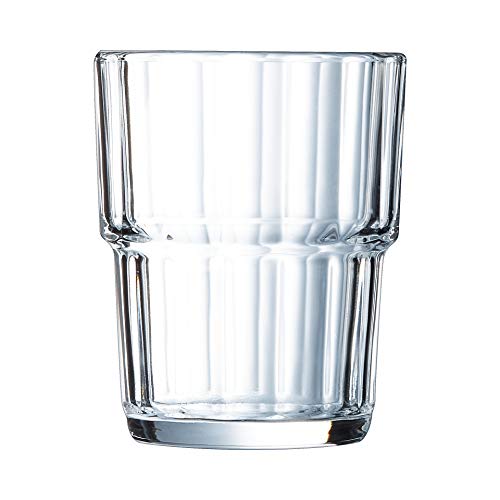 Arcoroc ARC 60026 Norvege - Juego de 6 vasos (160 ml), transparente