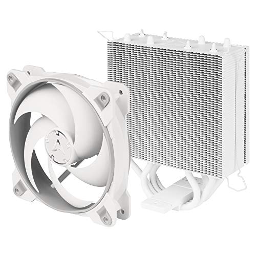 ARCTIC Freezer 34 eSports - Disipador de CPU, Ventola de CPU, Enfriador de CPU Push-Pull, Intel y AMD, 200-2100 RPM, Ventilador PWM 120 mm, CPU Cooler - Gris/Blanco