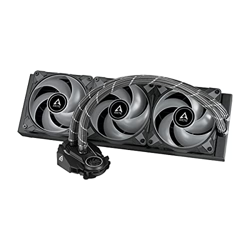 ARCTIC Liquid Freezer II 360 RGB - Disipador líquido All-in-One para CPU con RGB, compatible con Intel y AMD, pompa eficiente controlada por PWM, velocidad del ventilador: 200-1800 RPM - Negro