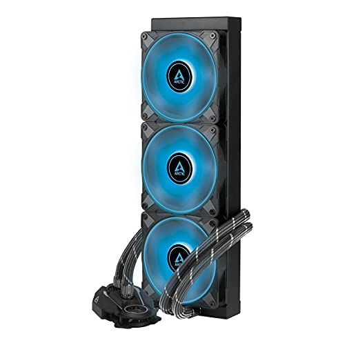 ARCTIC Liquid Freezer II 360 RGB - Disipador líquido All-in-One para CPU con RGB, compatible con Intel y AMD, pompa eficiente controlada por PWM, velocidad del ventilador: 200-1800 RPM - Negro