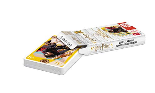 ASS 22584064 Harry Potter - Juego de Mesa 4 en 1 (cuarteto, MAU MAU, Snap Explosivo y Memoria)