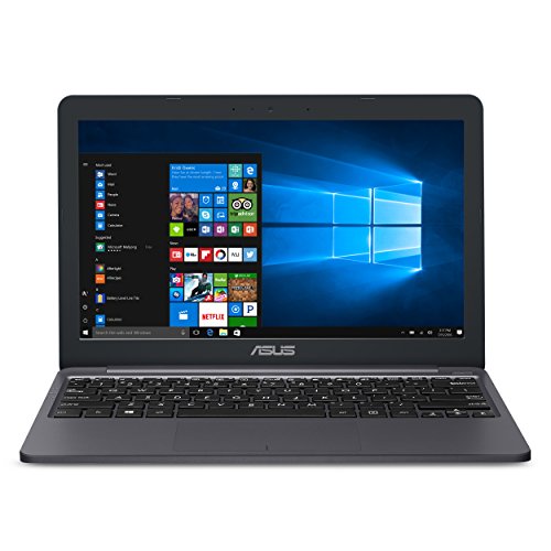 ASUS Laptop HD de 11,6", procesador Intel Celeron, Wabcan, memoria flash de 32 GB eMMC, HDMI, Bluetooth, Windows 10 (4 GB RAM)
