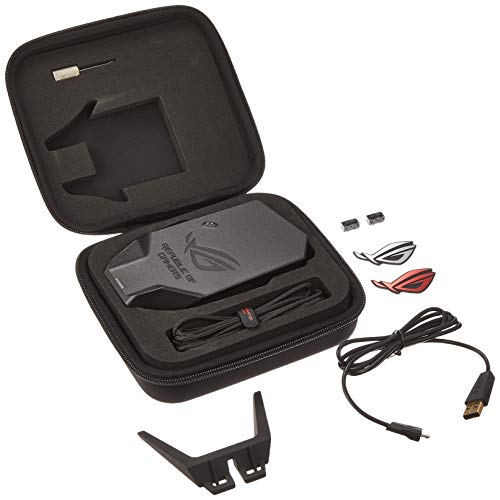 ASUS ROG Spatha - Ratón (Izquierda, Laser, RF inalámbrica + USB, 8000 dpi, Negro)