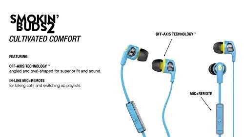 Auriculares internos con micrófono Skullcandy Smokin' Buds 2, NEGRO