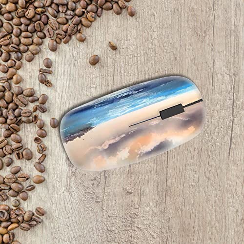 Auténtico Computer Bluetooth Mouse PC Duro Tener Watercolor Sky