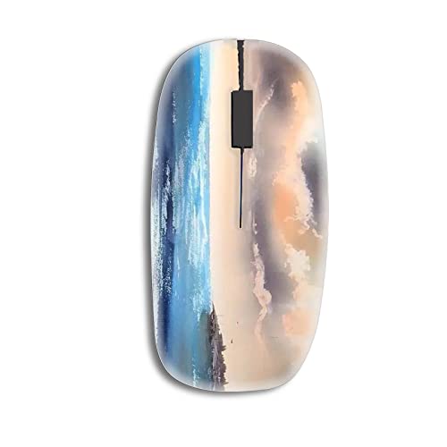 Auténtico Computer Bluetooth Mouse PC Duro Tener Watercolor Sky