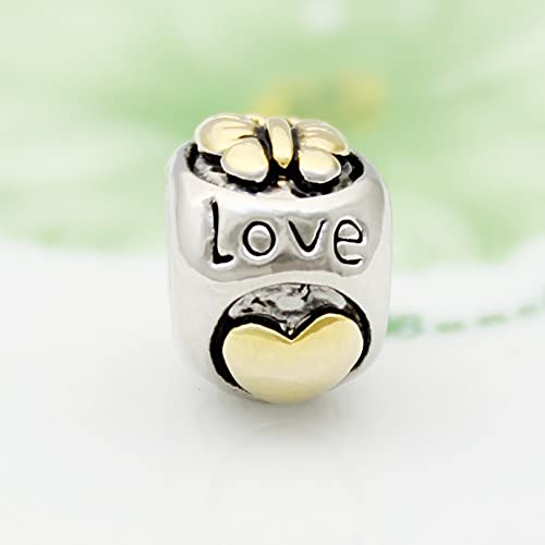Auténtico Pandora 925 Colgante De Plata Esterlina Diy Smile Heart Live Love Laugh European Charm Bead Fit Pulsera