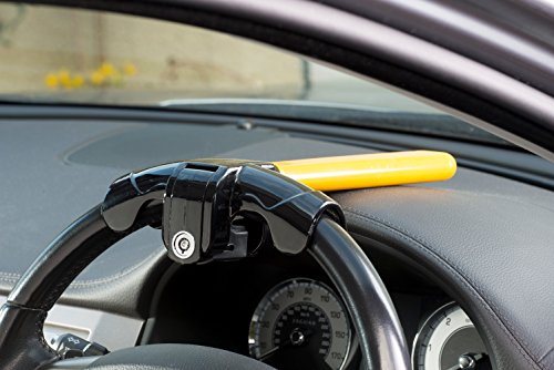Auto Companion – Barra antirrobo reforzada para volante, para vehículos y furgonetas