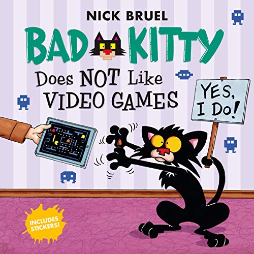 Bad Kitty Does Not Like Video Games: Includes Stickers
