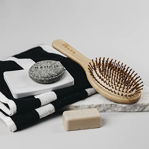 BANBU Jabonera, Piedra Mineral, Blanco, Pequeño