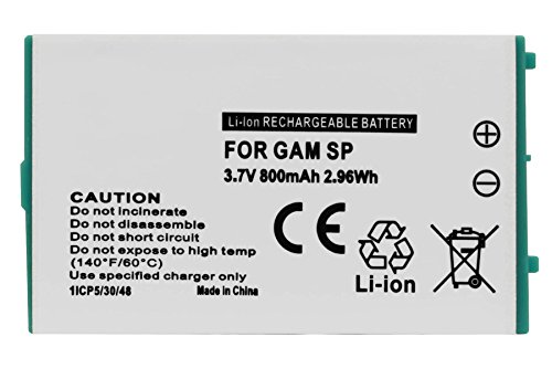 Batería para Nintendo Gameboy Advance SP (GBA SP) / reemplaza batería Original Nintendo AGS-001, AGS-003