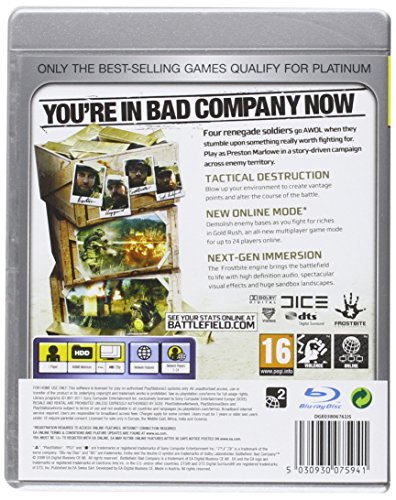 Battlefield: Bad Company - Platinum (PS3) [Importación inglesa]
