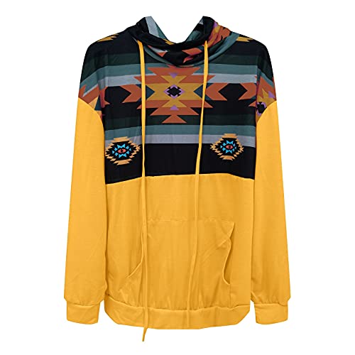 Berimaterry sudaderas con capucha camisetas mujer cuello alto y blusa de manga larga con estampado de tótem de sol chandal mujer baratos ropa reabjas jersey cuello alto mujer moda