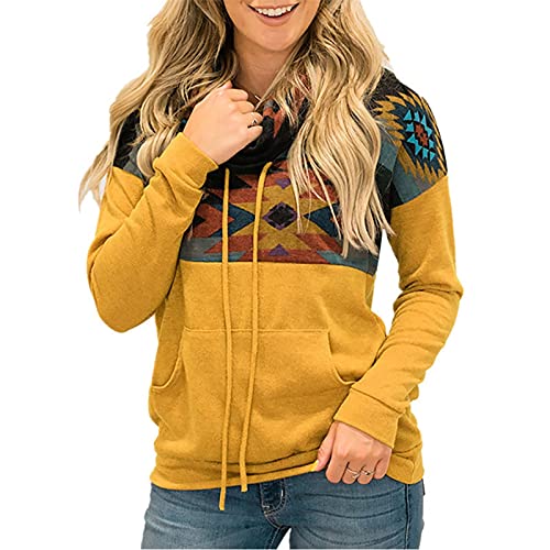 Berimaterry sudaderas con capucha camisetas mujer cuello alto y blusa de manga larga con estampado de tótem de sol chandal mujer baratos ropa reabjas jersey cuello alto mujer moda
