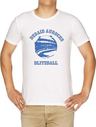 Besaid Aurochs Blitzball Camiseta Hombre Blanco