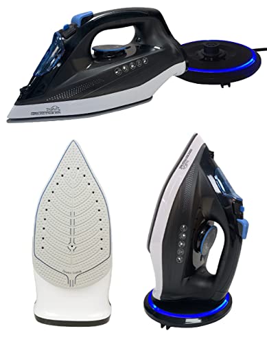 BEST DIRECT Starlyf Cordless Steam Iron - Plancha inalámbrica de cerámica, todos los tipos de tejidos, 2200 W